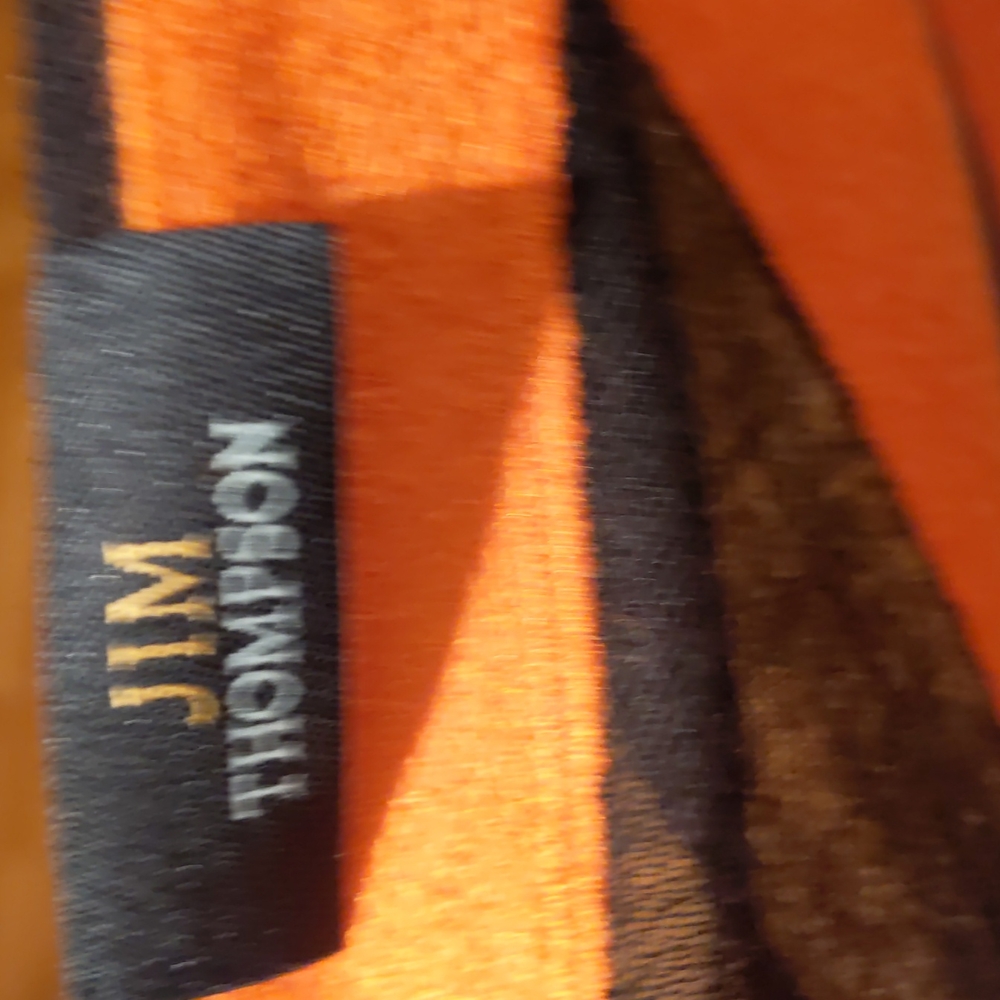 Jim Thompson silk and cashmere statement wrap - sale price drop! - Picture 2 of 5